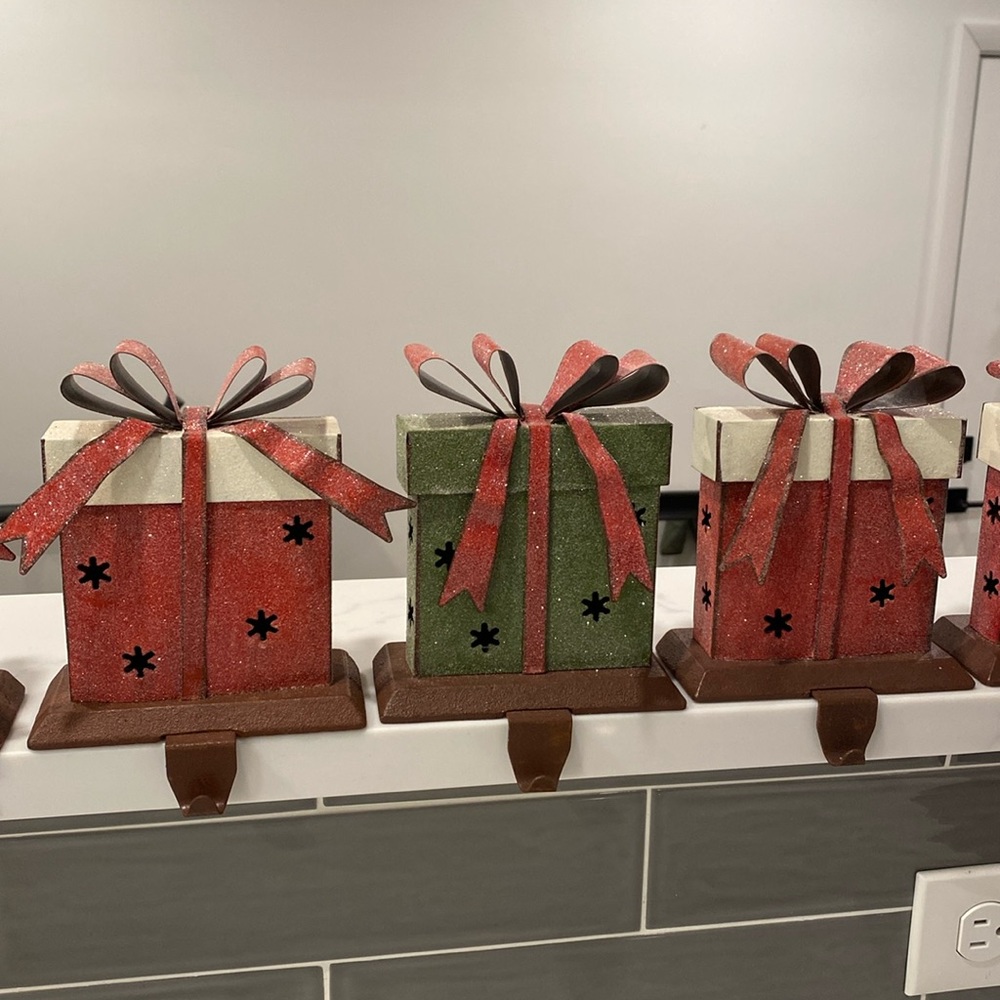 Set of Decorative Stocking Hooks